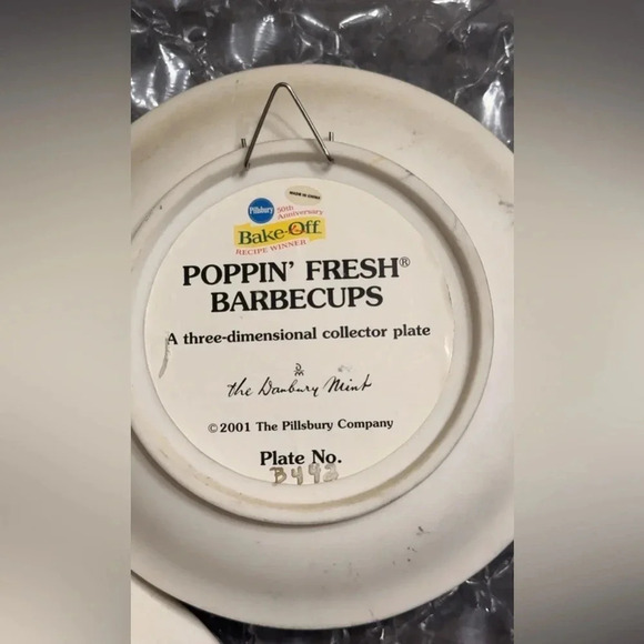 VTG 1999 The Pillsbury Doughboy Danbury Mint Bundle Lot 5 Collectible Plates 3D - Picture 8 of 10